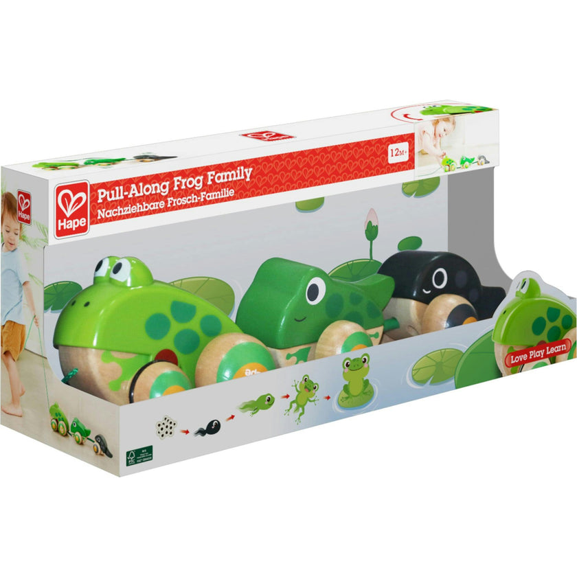Pull-Along Family Wooden Toddler Toy