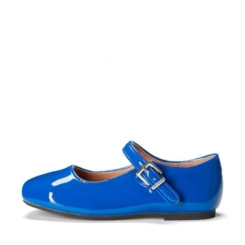 Clover Polished Leather Mary Jane Shoes