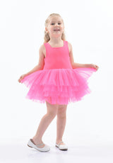 Pink French Rose Tutu Dress
