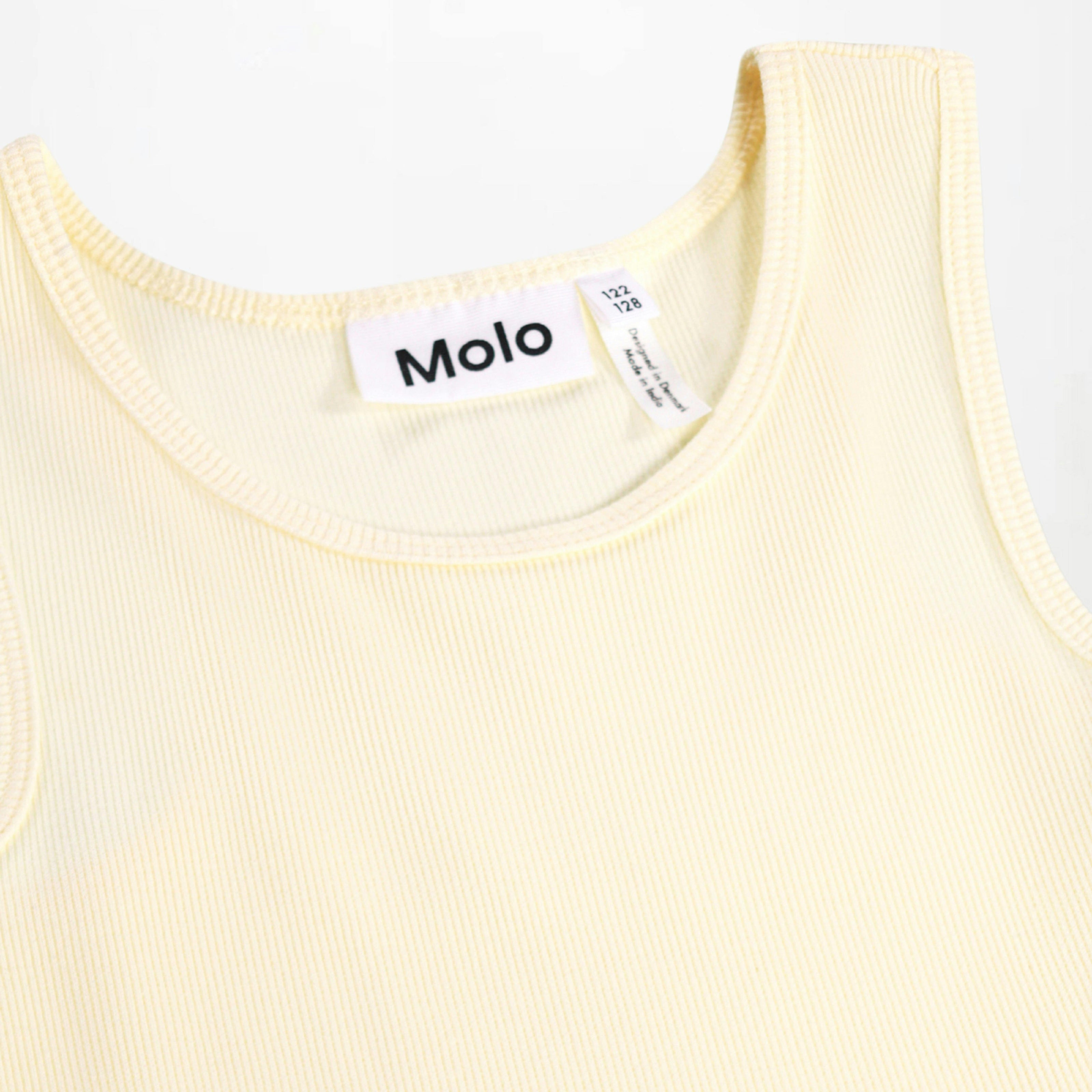 Molo Yellow Dress with Macaron Print