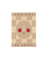 You Are So Loved Knit Mini Blanket