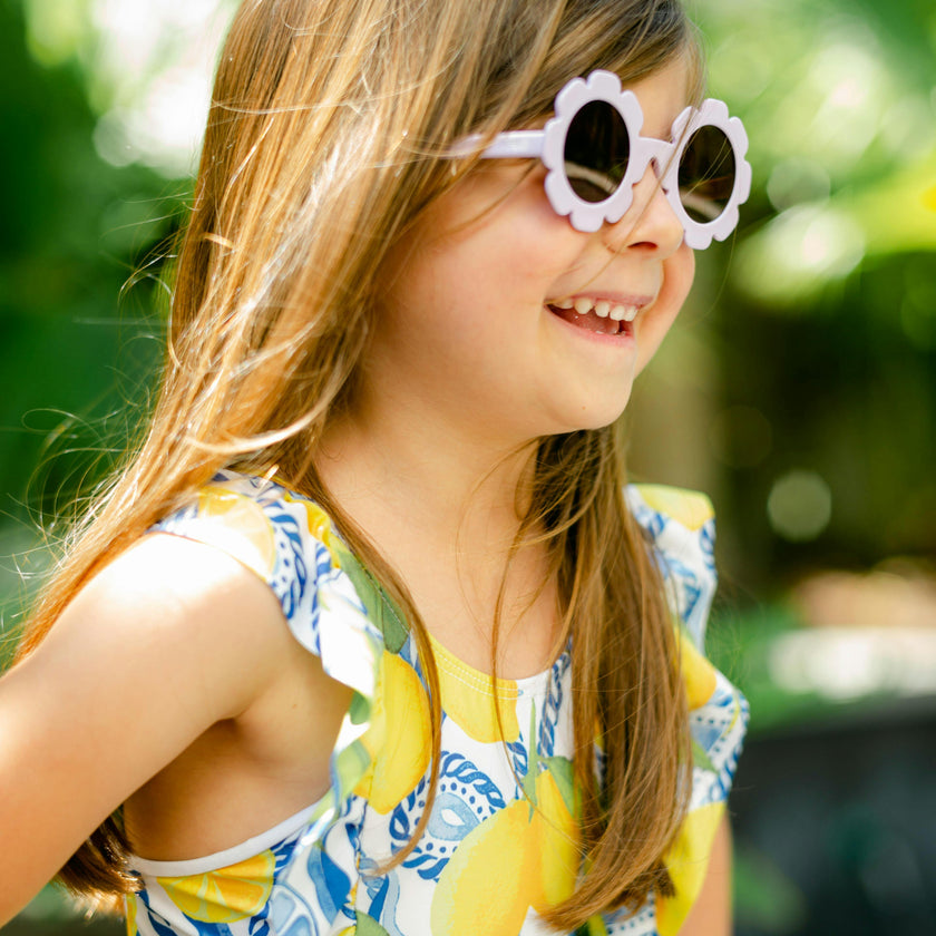 The Positano - Girls Ruffle One Piece UPF 50+