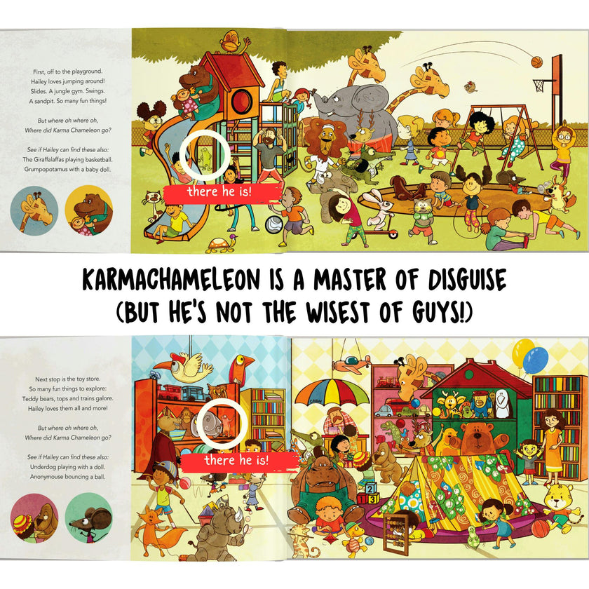 Where is KarmaChameleon? (Personalized Seek & Find Story)