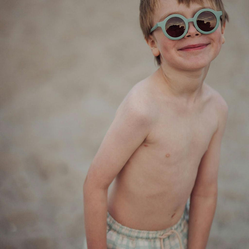 Swim Trunks | UPF + Recycled - Fern Plaid