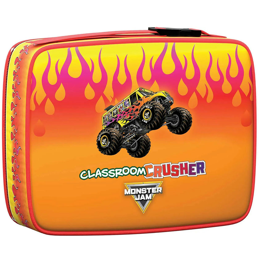Monster Jam: Lunch Bag & 100pc Puzzle - Classroom Crusher