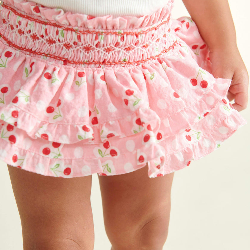 Hand-Smocked Baby Skort Briar