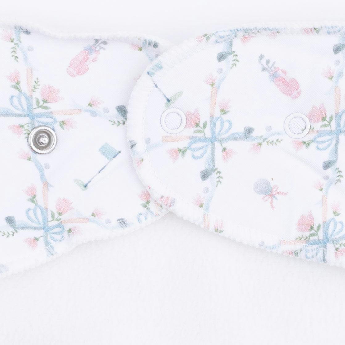 Golf Trellis Pink - Bandana Bib