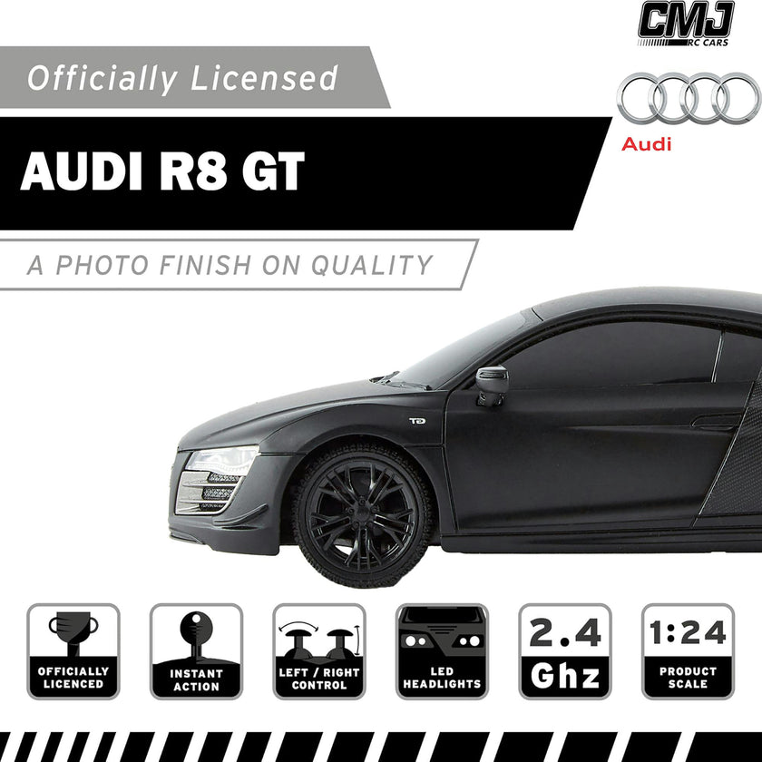CMJ RC Car: Audi R8 GT - Black