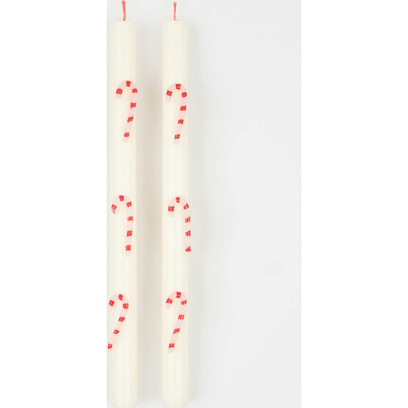 Candy Cane Table Candles