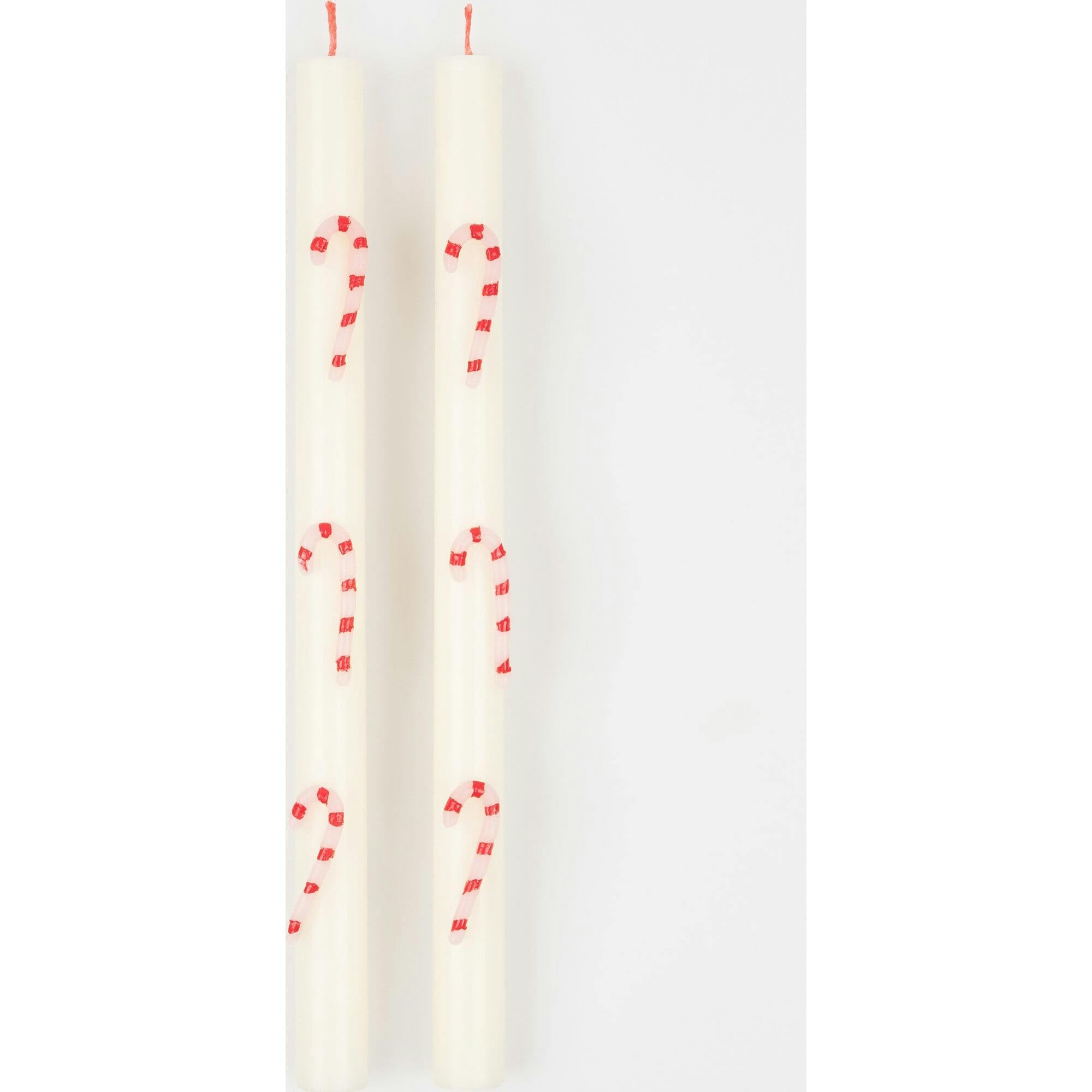 Candy Cane Table Candles