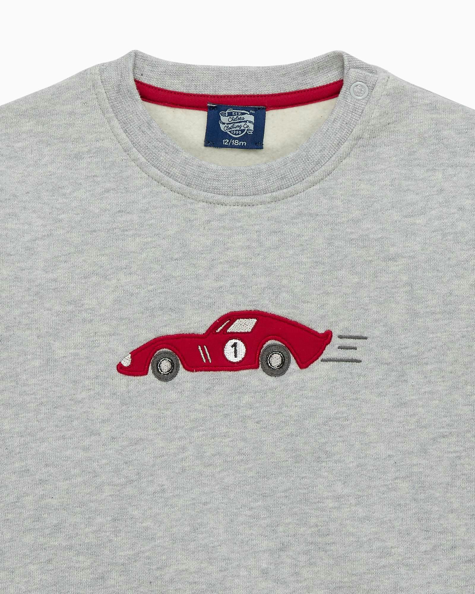 Baby Sebastian Car Sweatshirt