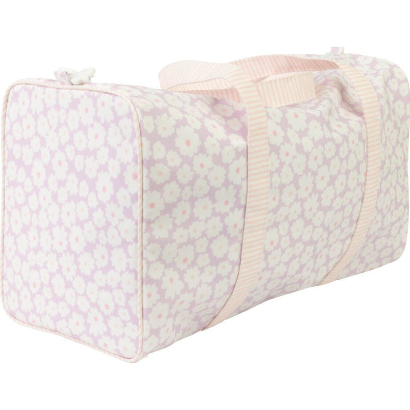 The Duffle Bag in Lavender Daisies