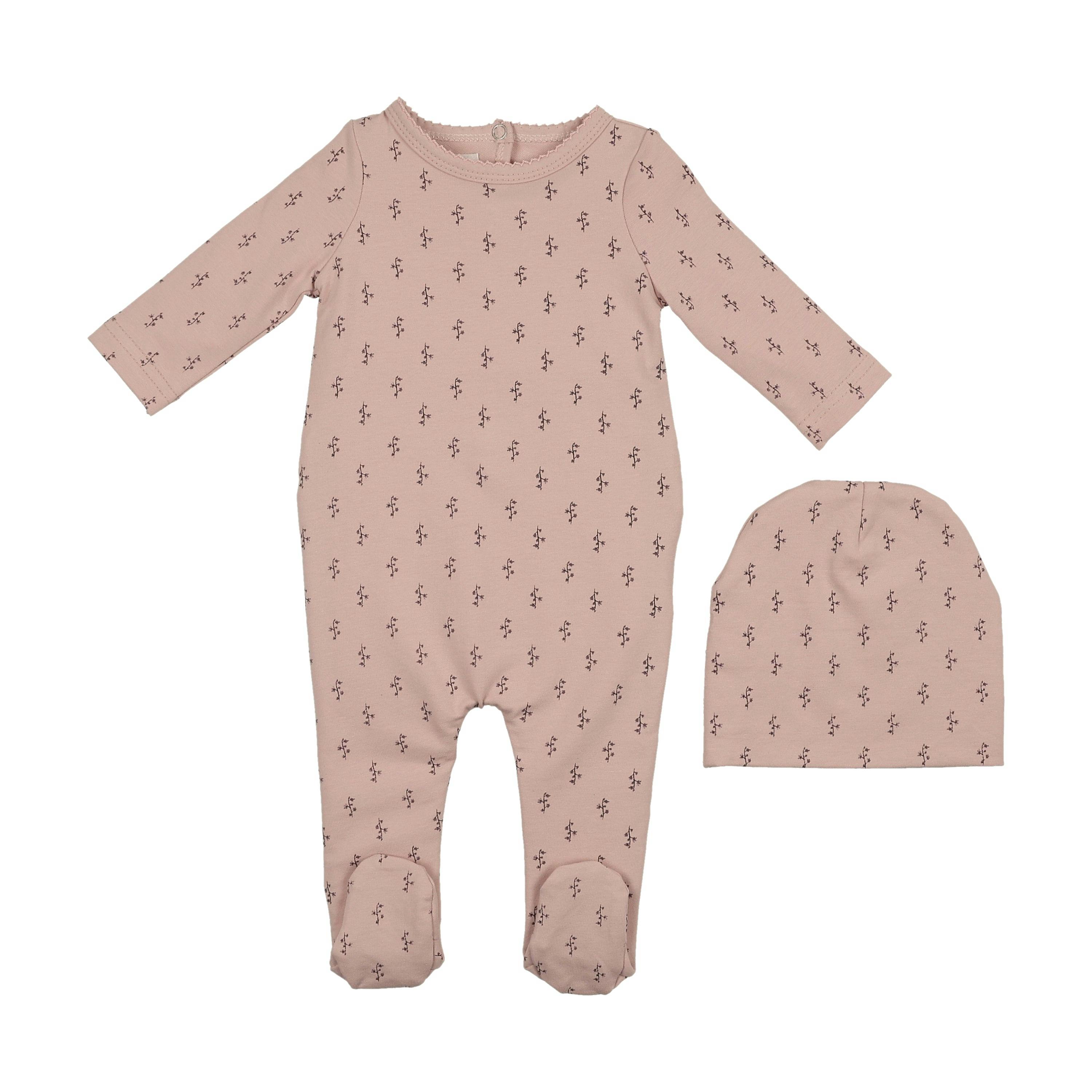 Printed Floral Footie