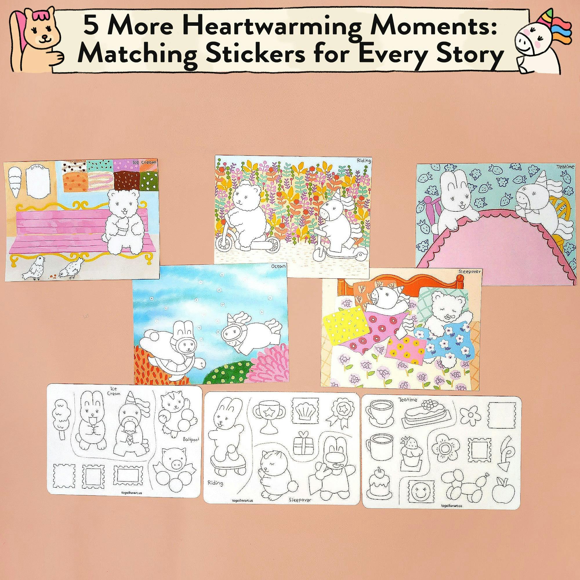 To My Friends Postcard Art Kit
