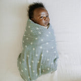 Organic Cotton Muslin Crib Sheet - Sand Stripe