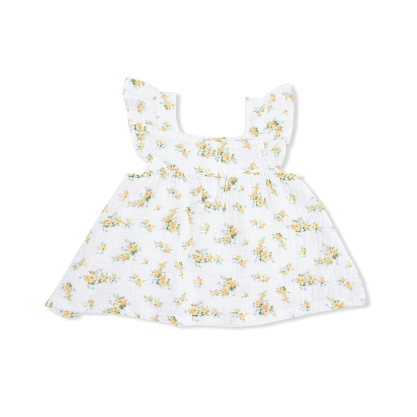 Sunshine Roses - Pinafore and High Waisted Bloomer