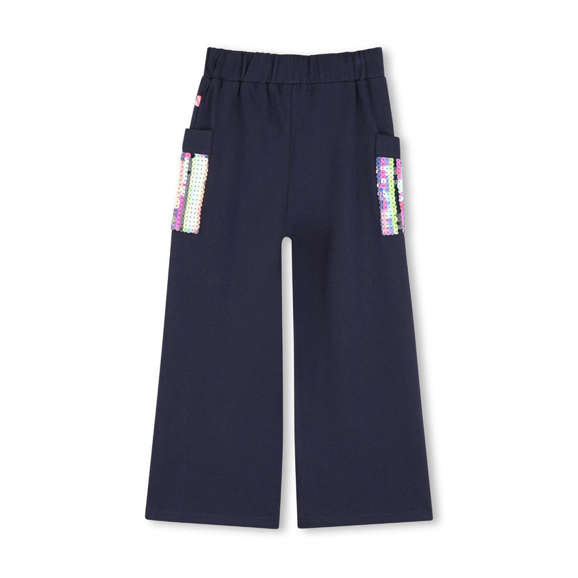 Navy Fleece Jogging Pants