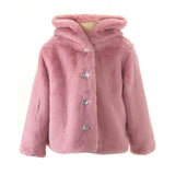 Pink Faux Fur Coat
