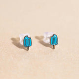 Blue Popsicle Mini Stud Earrings