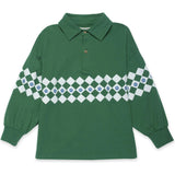 Tenor Green Check Polo