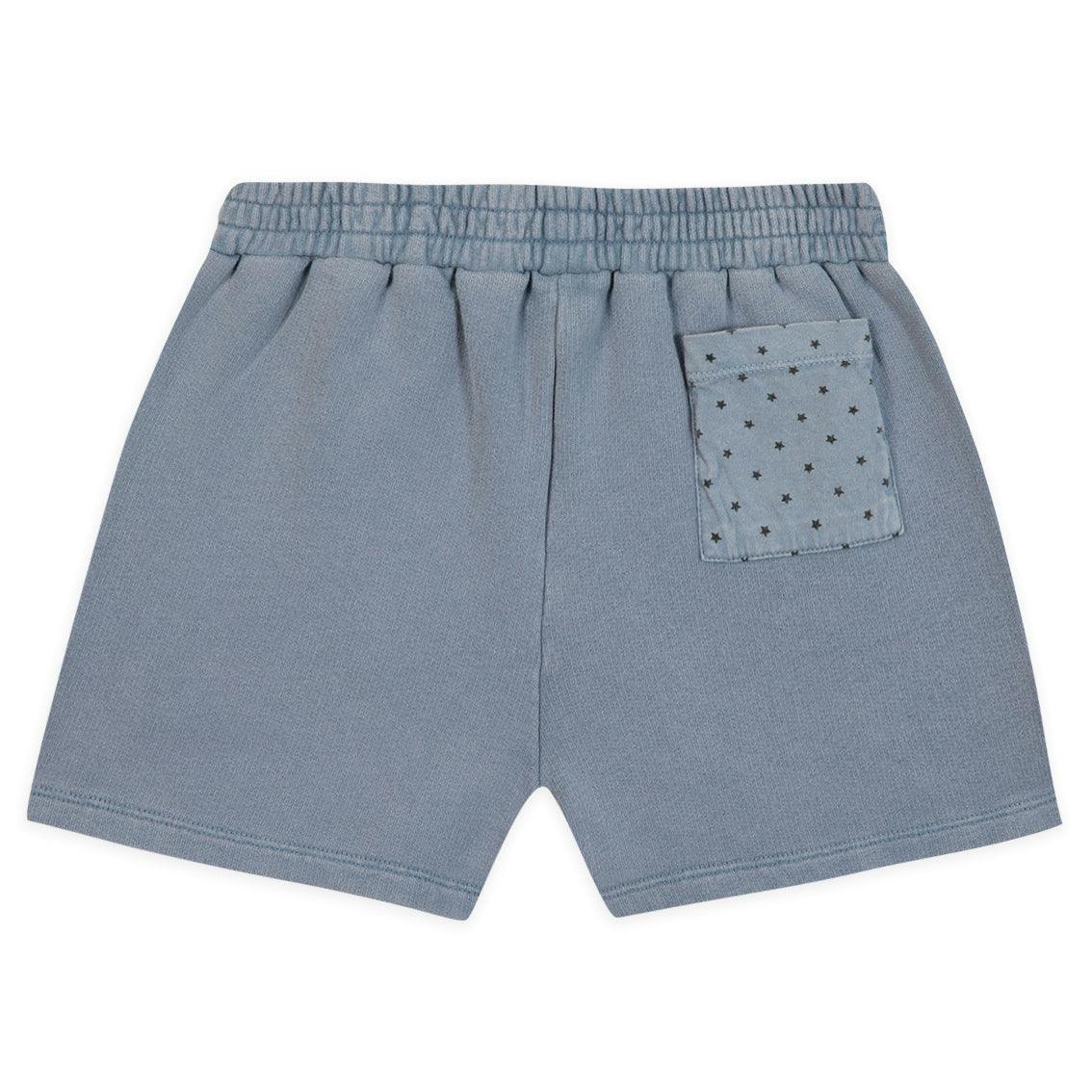 BONTON Lolo Star Pocket Shorts - Bleu Bebe