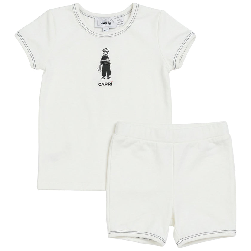 Capri Print Shorts Set