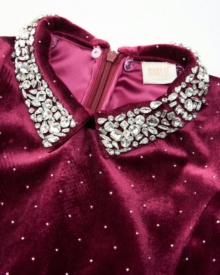 Elisa Velvet Mini Dress