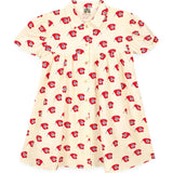 BONTON Lulu Retro Phone Dress - Red