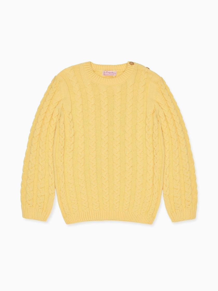Lemon Emerson Cotton Boy Jumper