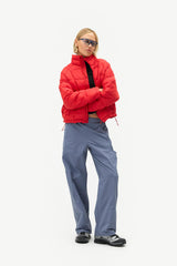 Nellie Packable Puffer Jacket, Rouge
