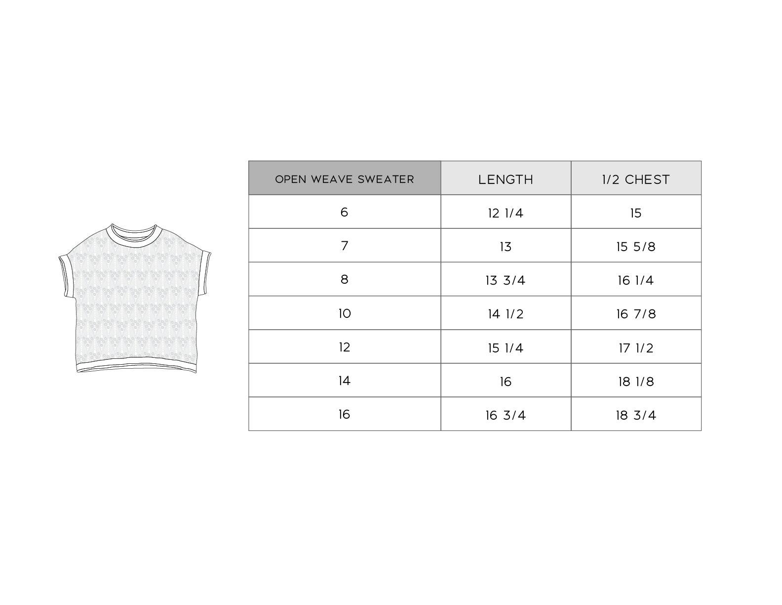 Open Weave Sweater