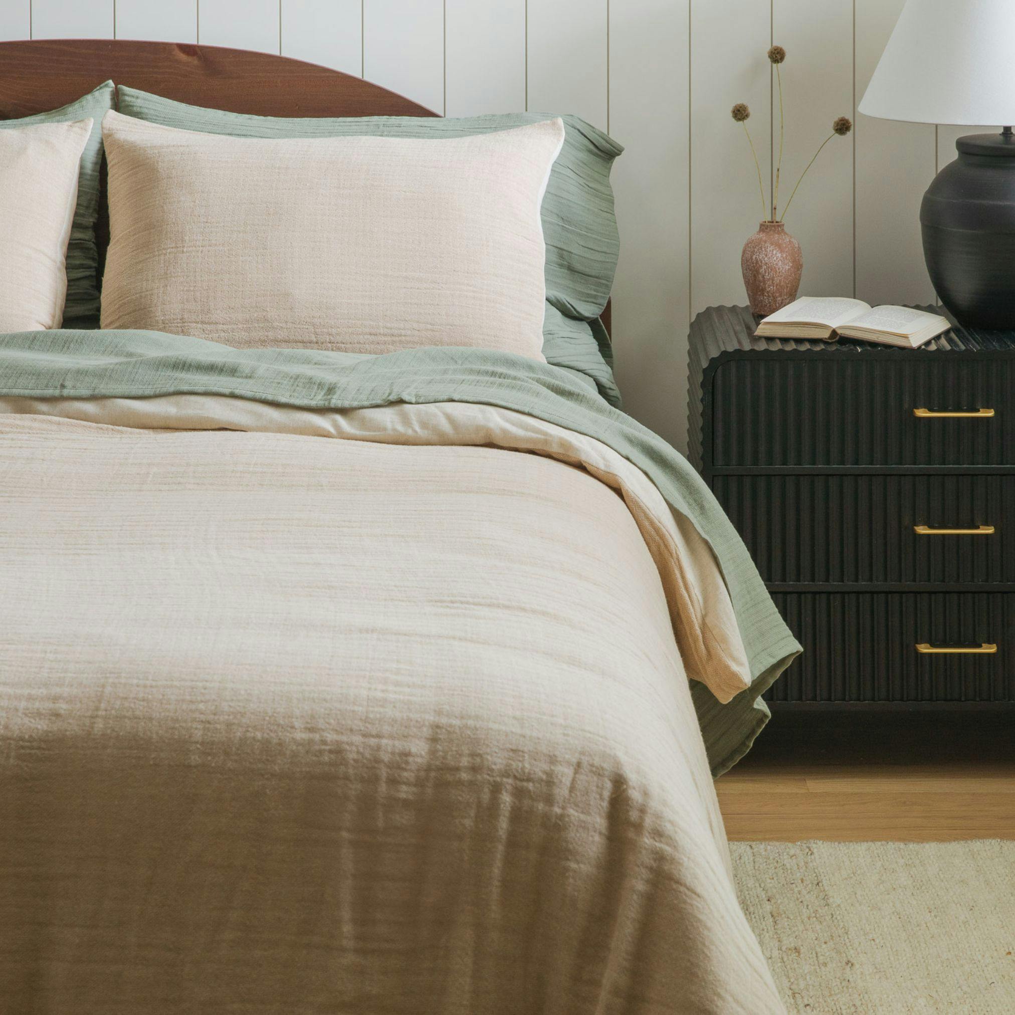 Sand Linen Duvet Cover