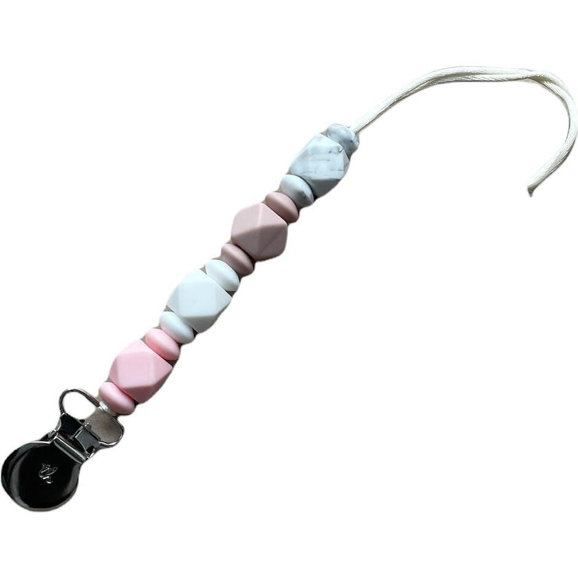 Petite Jewel Pacifier & Toy Clip