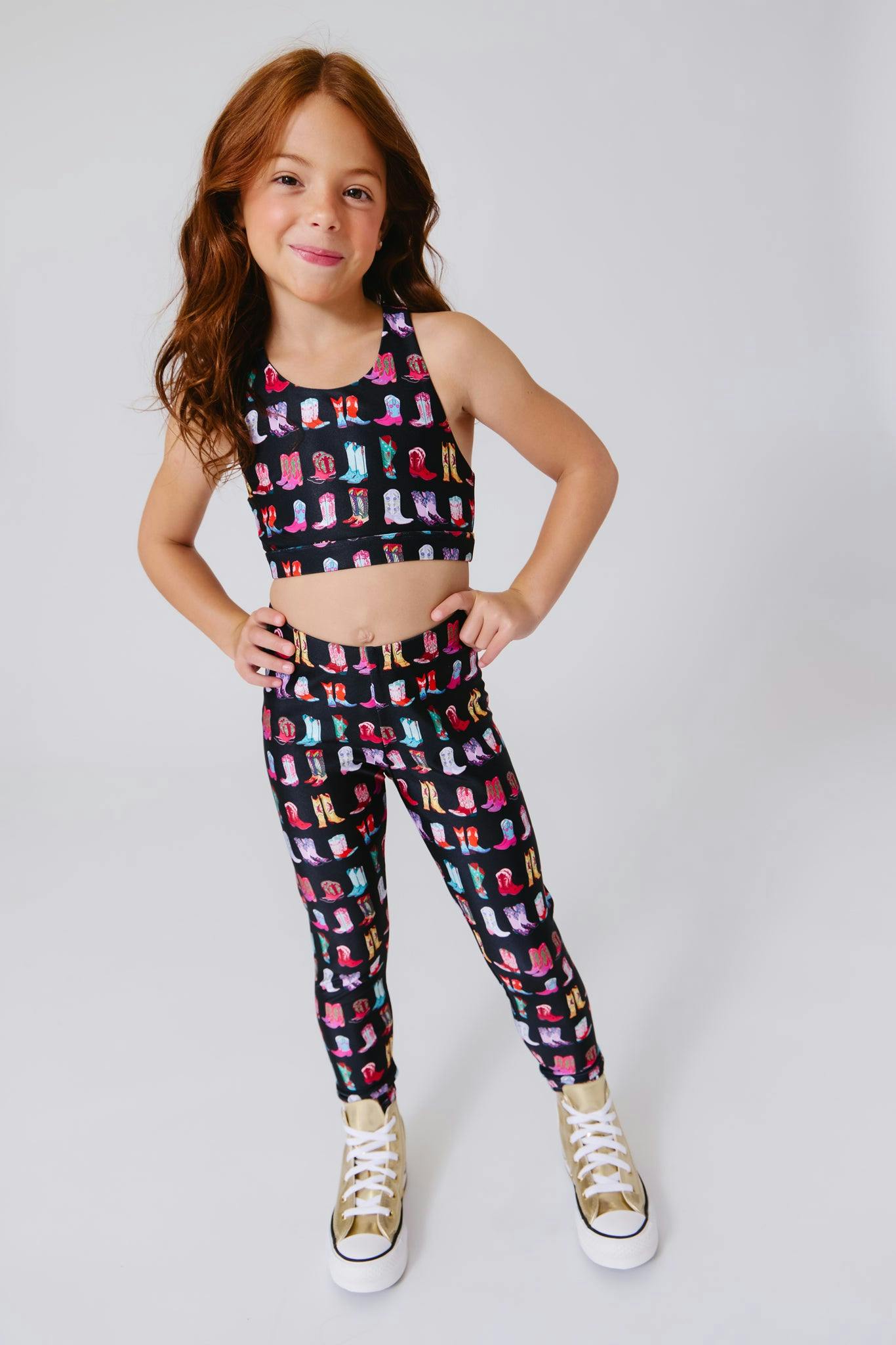 Girls Hi-Shine Leggings