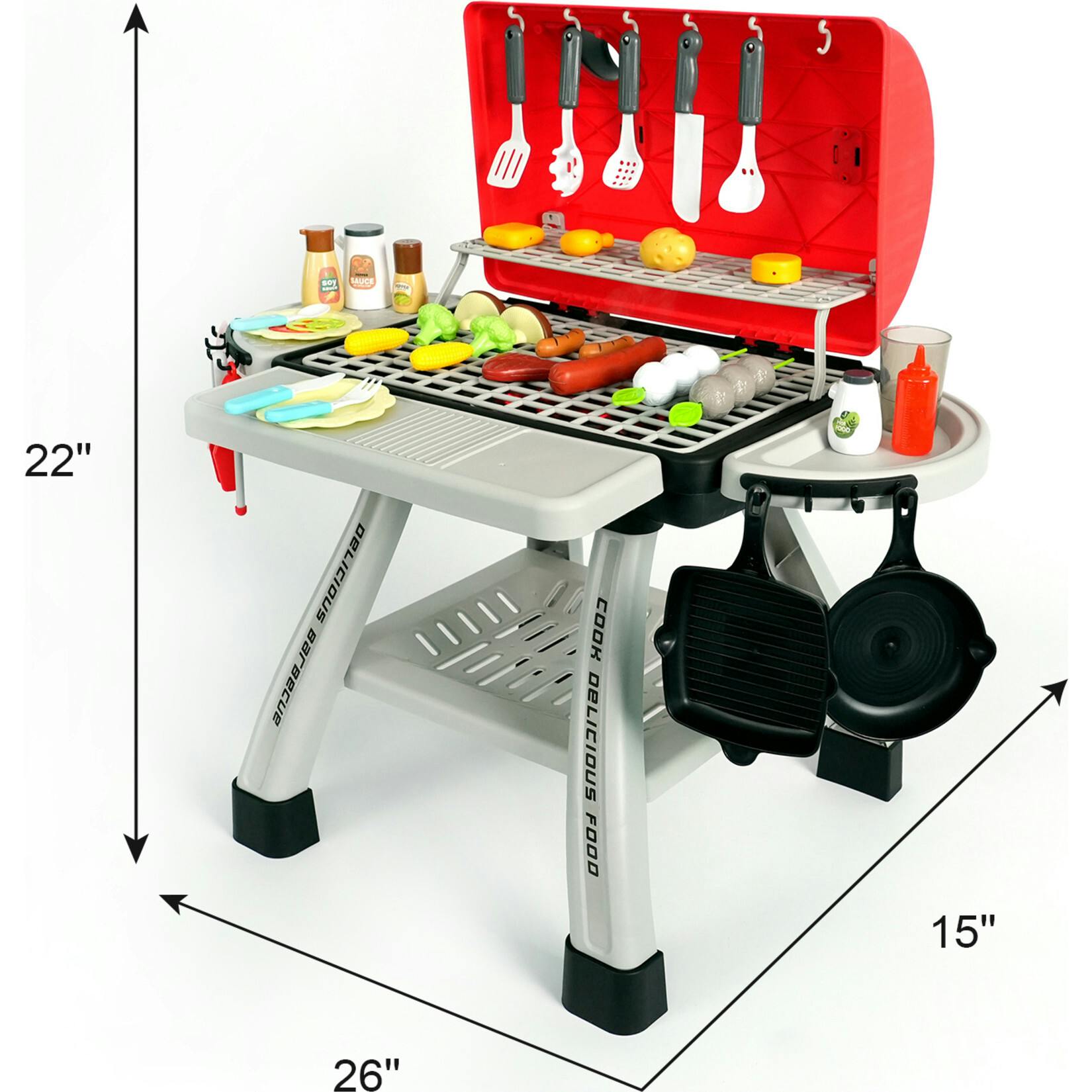 Easy Playhouse: BBQ Grill Playset - 41pc