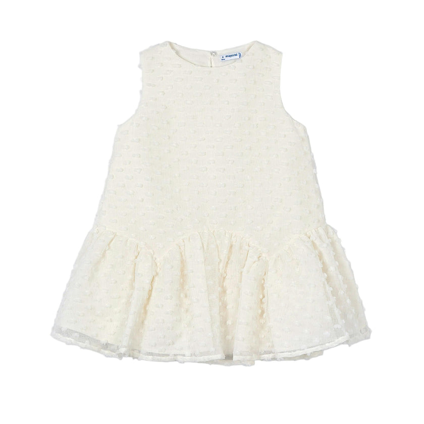 White Plumeti dress