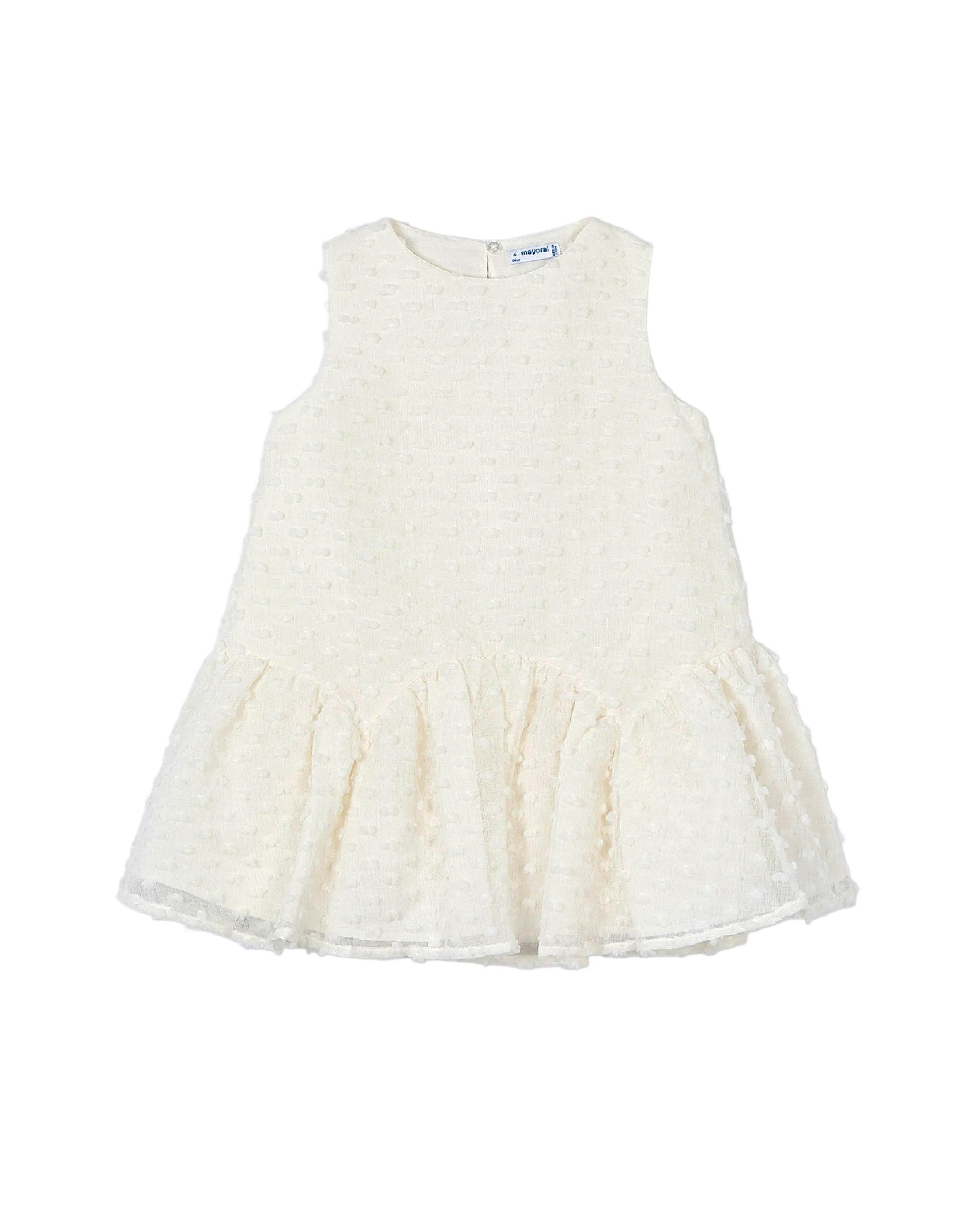 White Plumeti dress