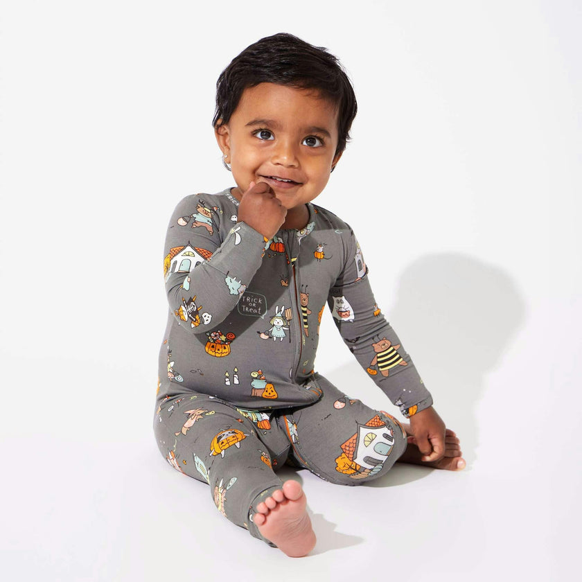 Trick or Treaters Bamboo Convertible Footie