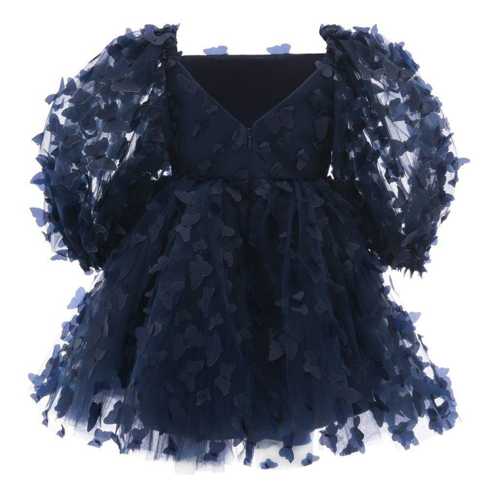 Navy Bell Mariposa Dress