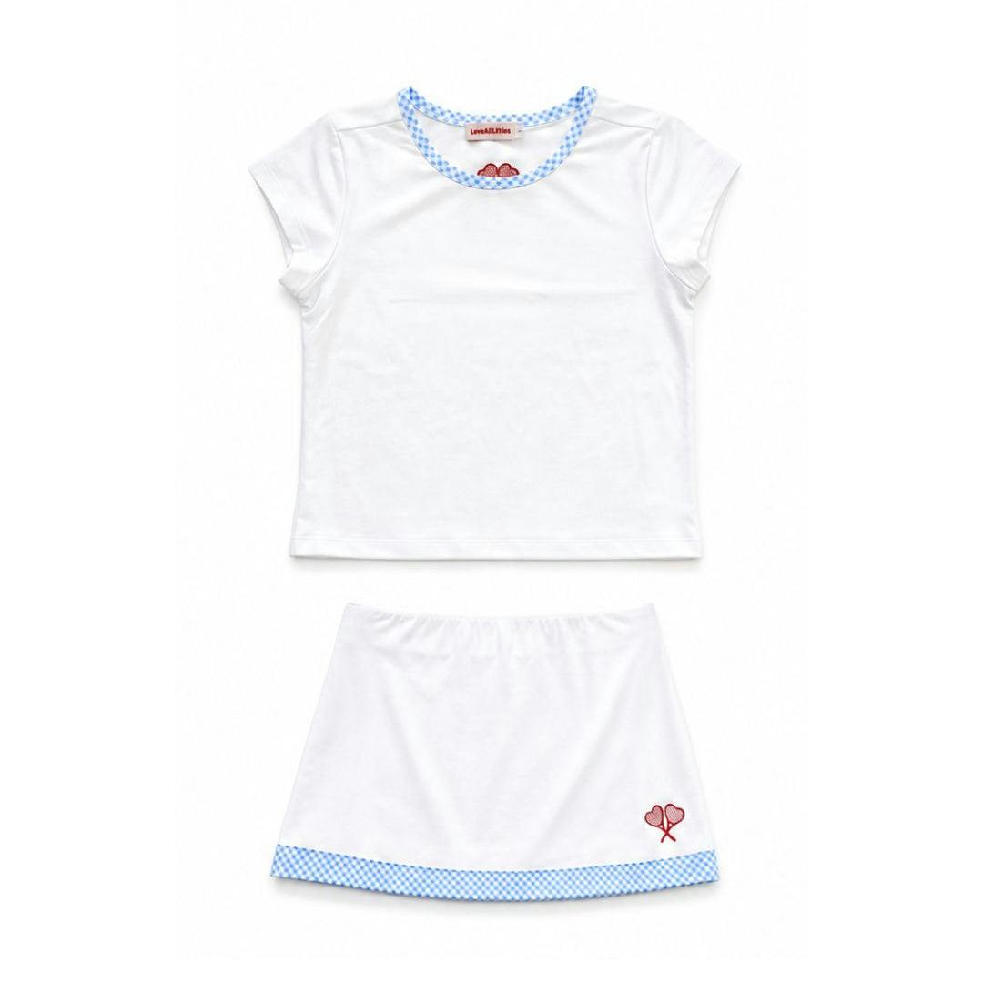 Love All Littles Scarlett Tennis Top