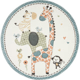 Carousel Kids Bindi Rug, White