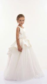 Ivory Belridge Floral Cascade Dress