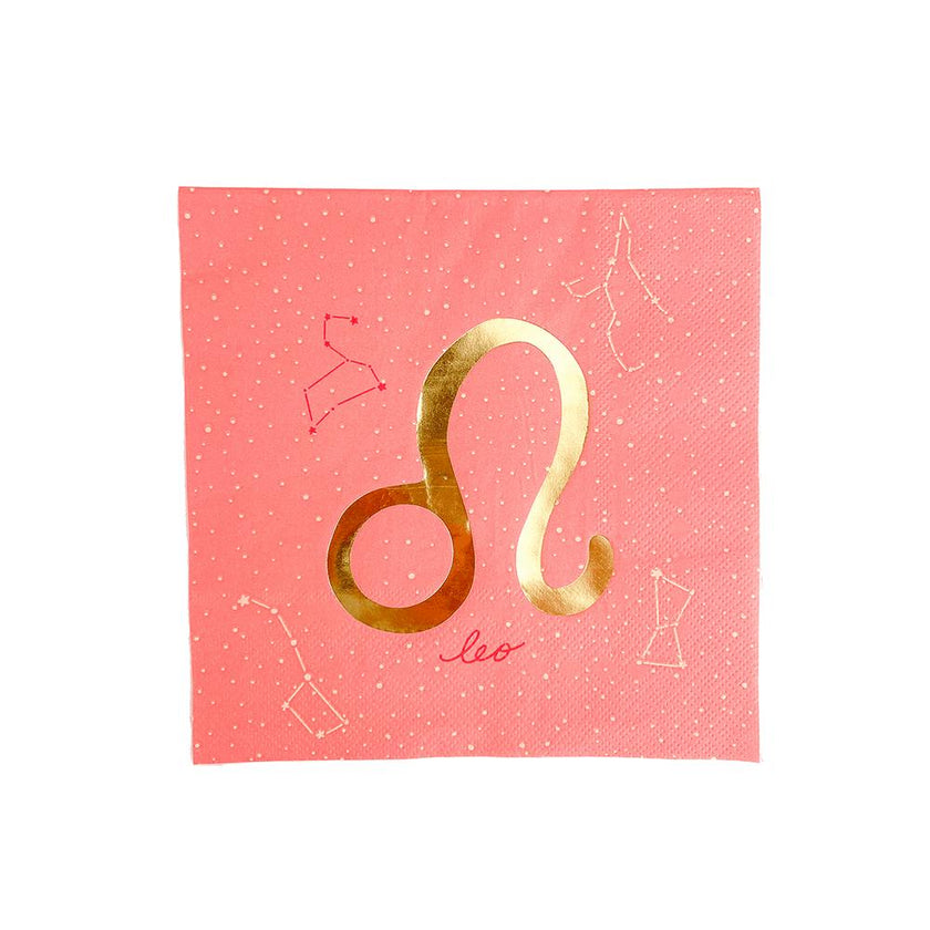 Zodiac Leo Large Napkins