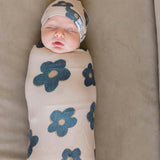 Knit Swaddle Blanket - Gemma In Tan