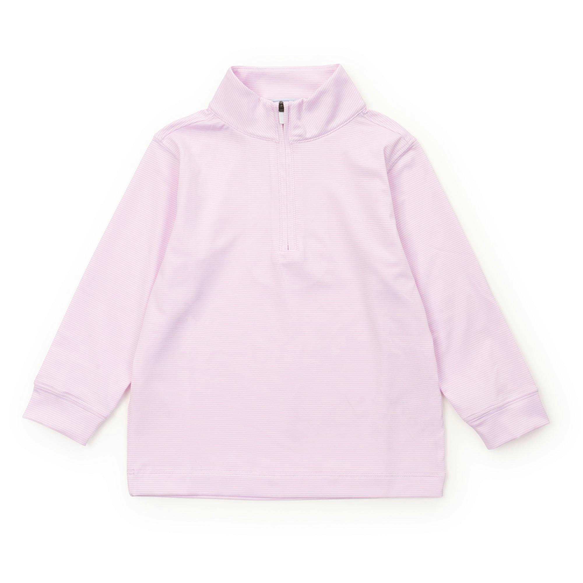Sam Performance Pullover by LH Sport Pink Stripes