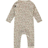 Vines Floral Print Long Sleeve Romper