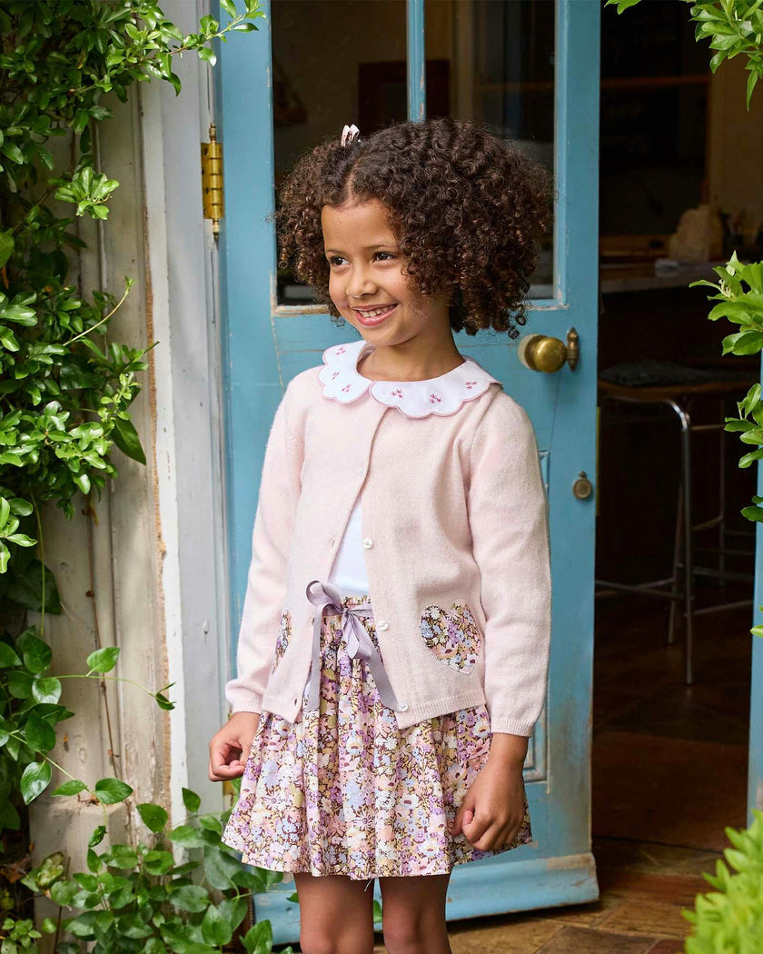 Thorpe Floral Heart Cardigan