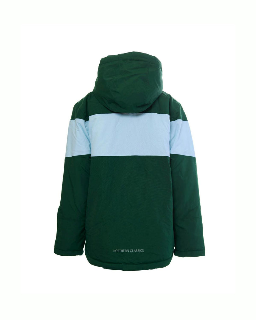 Kids Winter Coat in Ivy Green