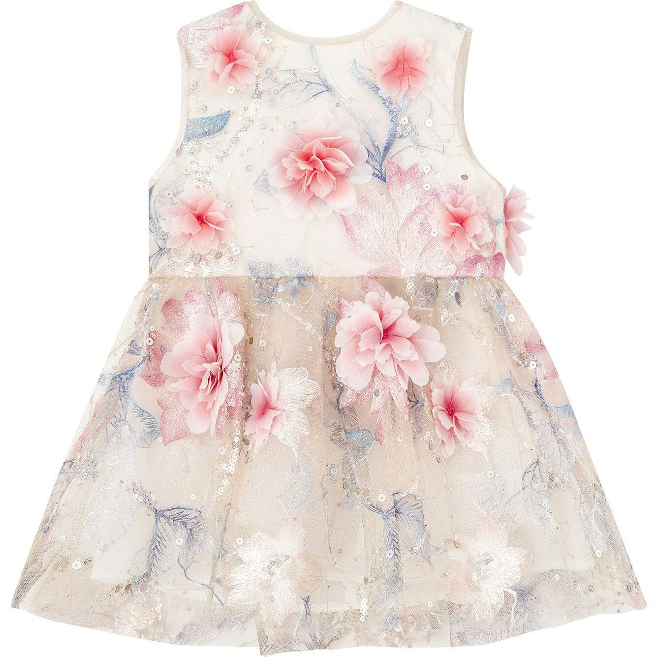 Rosalia Embroidered Mini Dress (Baby)