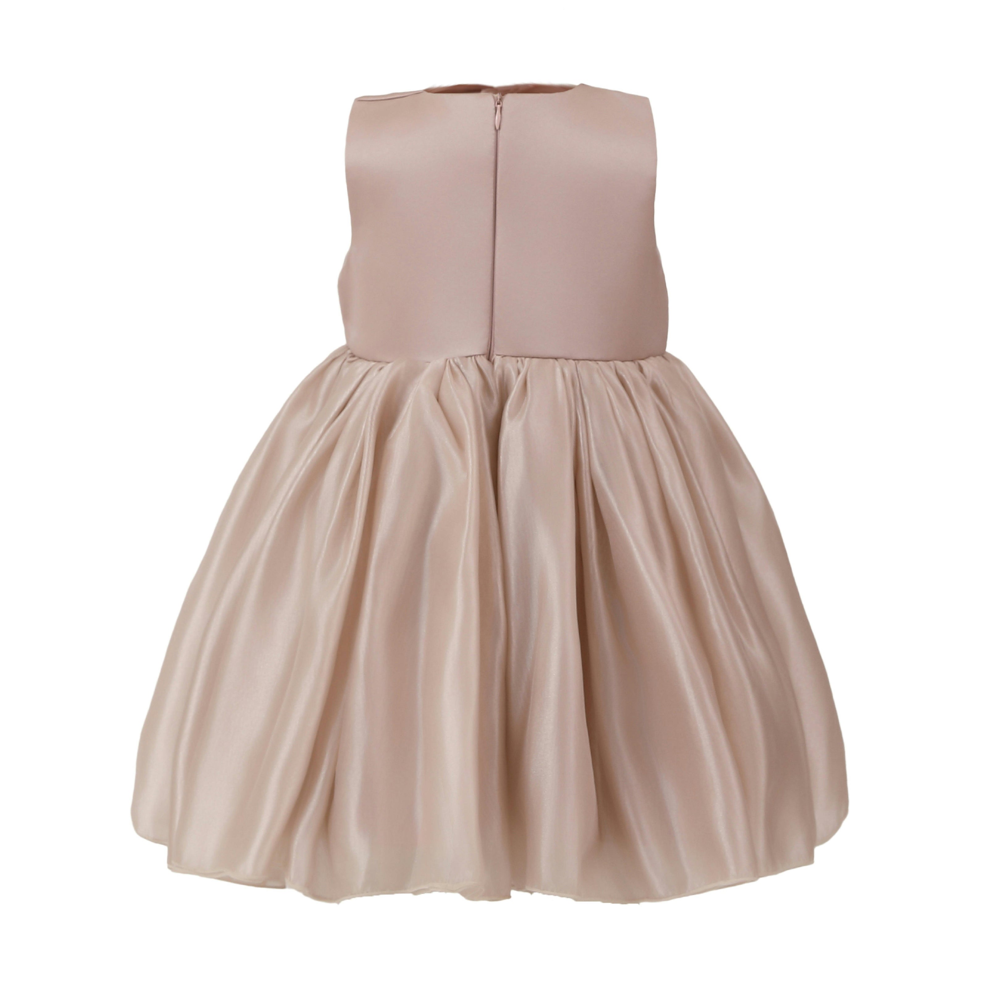 Pink Dovera Timeless Cape-Overlay Gown
